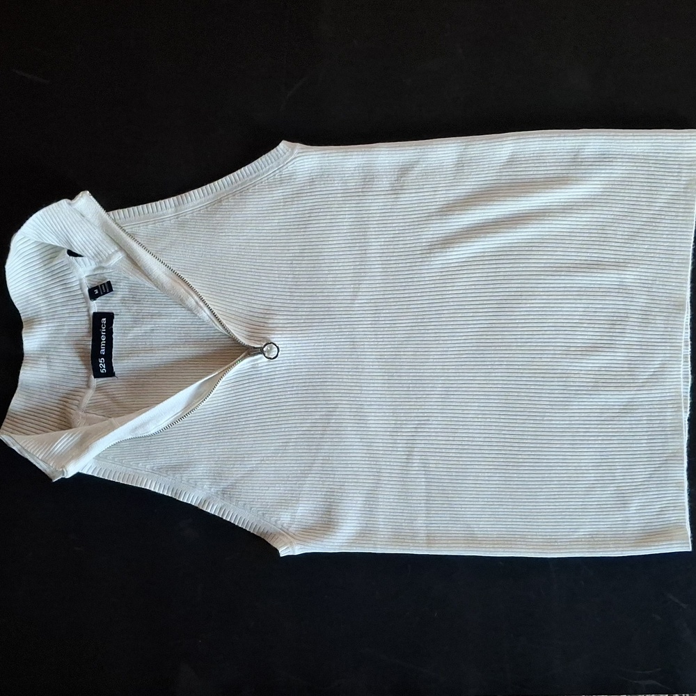 525 America Zip V-Neck Sweater